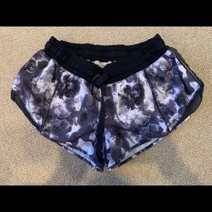 COPY - Lululemon black floral shorts